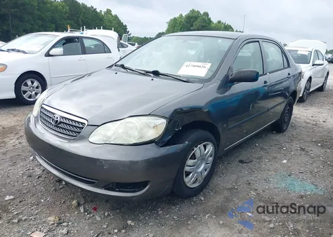 2007 Toyota Corolla Ce from USA, damaged, VIN 2T1BR32E97C781240